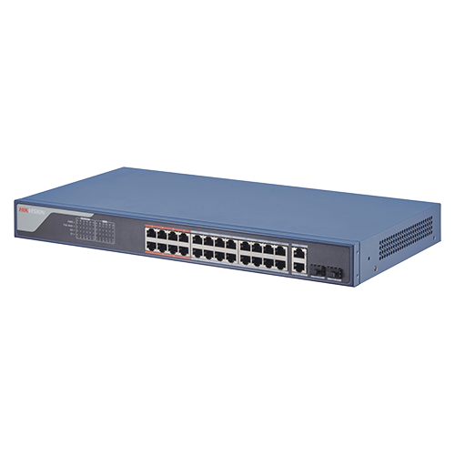 Hikvision DS-3E1326P-EI 24-Портов Смарт PoE Суич Combo Uplink Hikvision DS-3E1326P-EI 24-Портов Смарт PoE Суич Combo Uplink