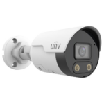 Uniview IPC2128SB-ADF28KMC-I0 8MP 4K ColorHunter IP Bullet Камера Активна Защита WL 30m Mic Spk PoE SD VCA
